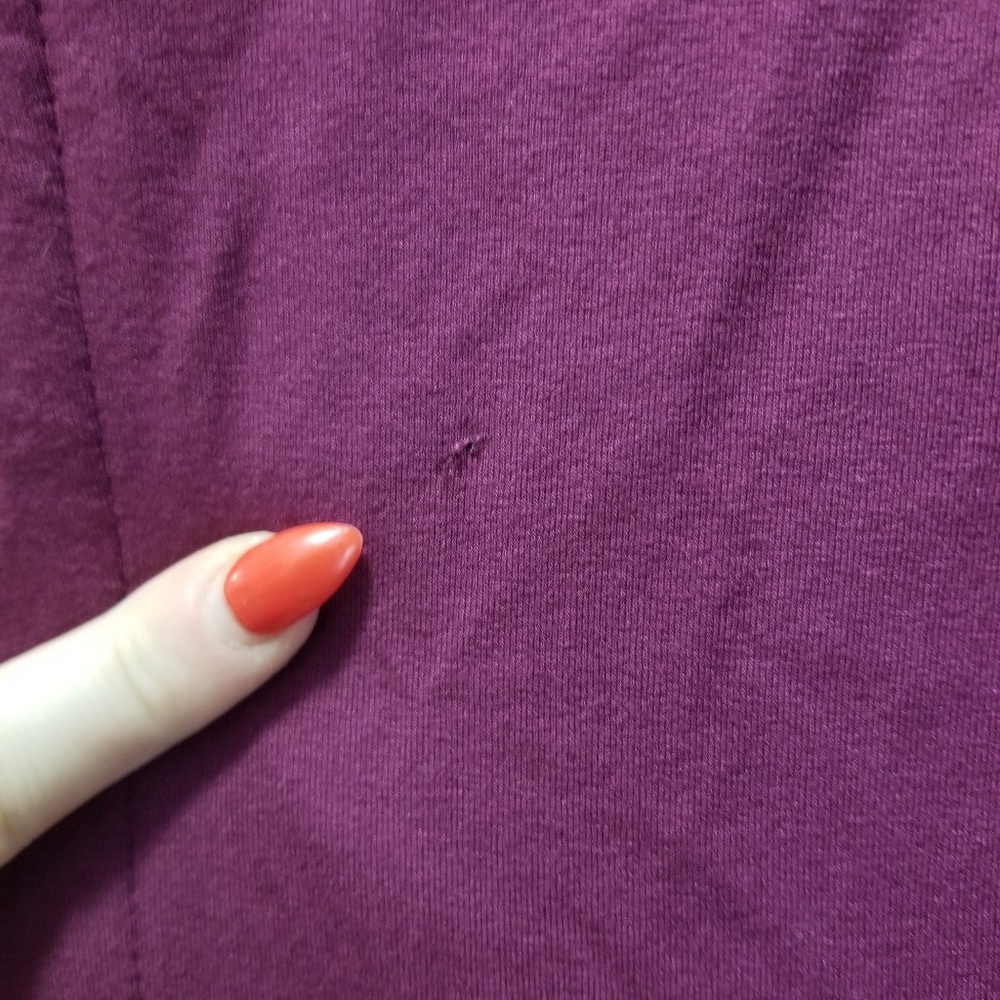 Maroon Ann Taylor Twist Front Dress - Picture 7 of 7